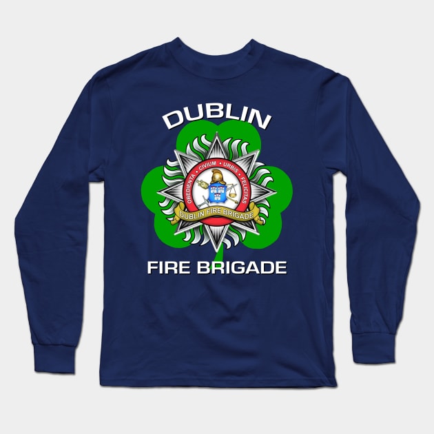 Dublin Fire Brigade Long Sleeve T-Shirt by ianscott76